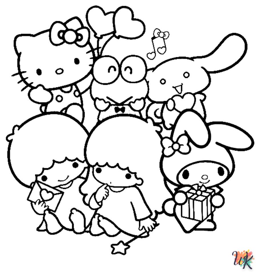 coloriage Sanrio  gratuit en ligne 1