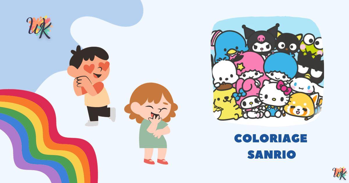 Coloriage Sanrio gratuit – Collection complète de personnages