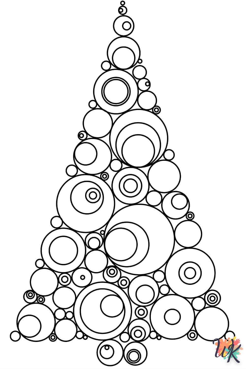 coloriage Sapin de Noël  à imprimer gratuit