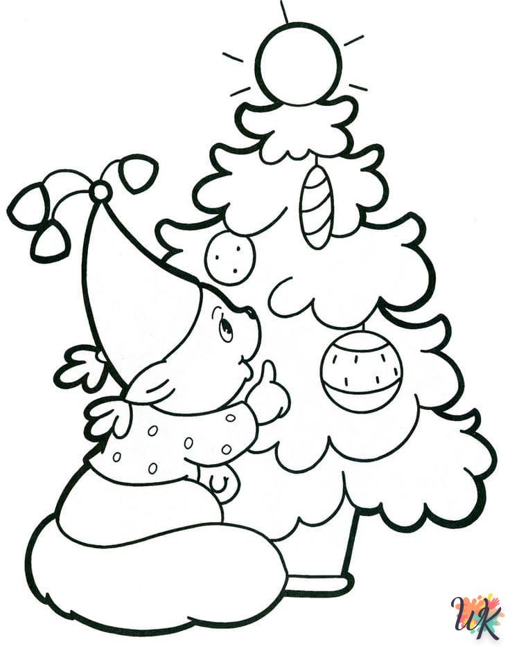 coloriage Sapin de Noël  pour enfant 1