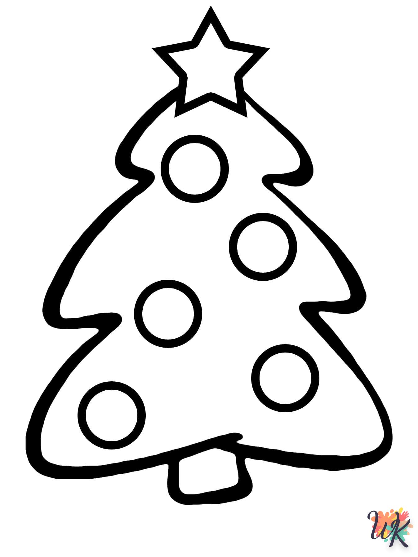 Coloriage Sapin de Noel 24