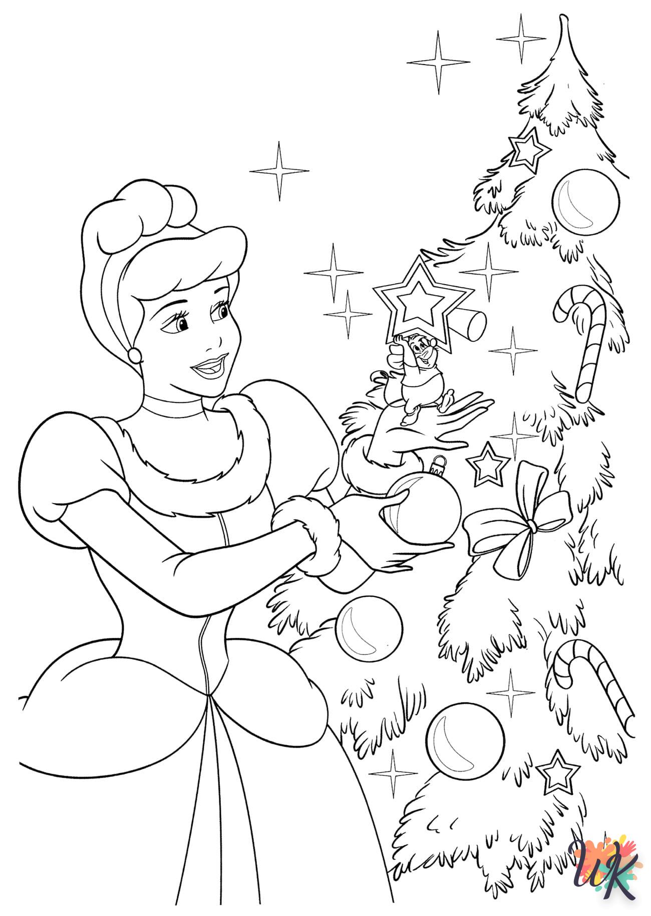 coloriage Sapin de Noël  et apprentissage