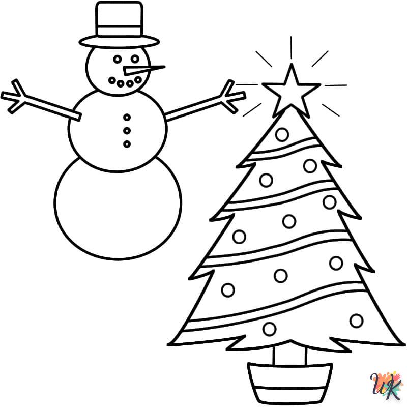 à imprimer coloriage Sapin de Noël