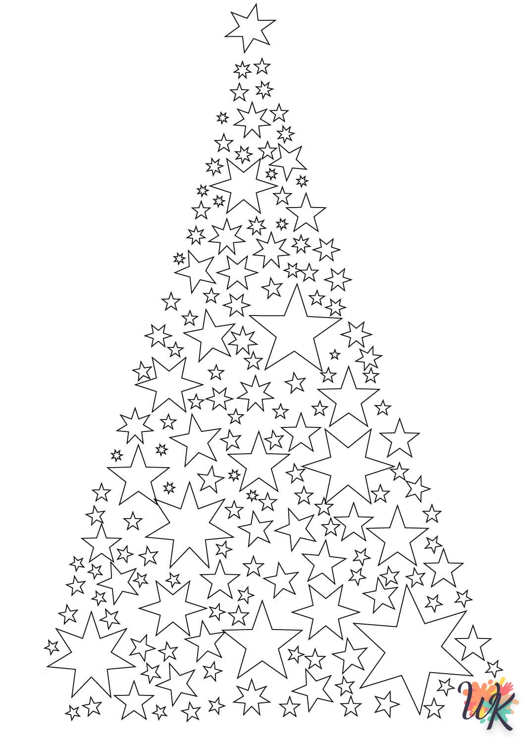 coloriage Sapin de Noël  à imprimer a4 1