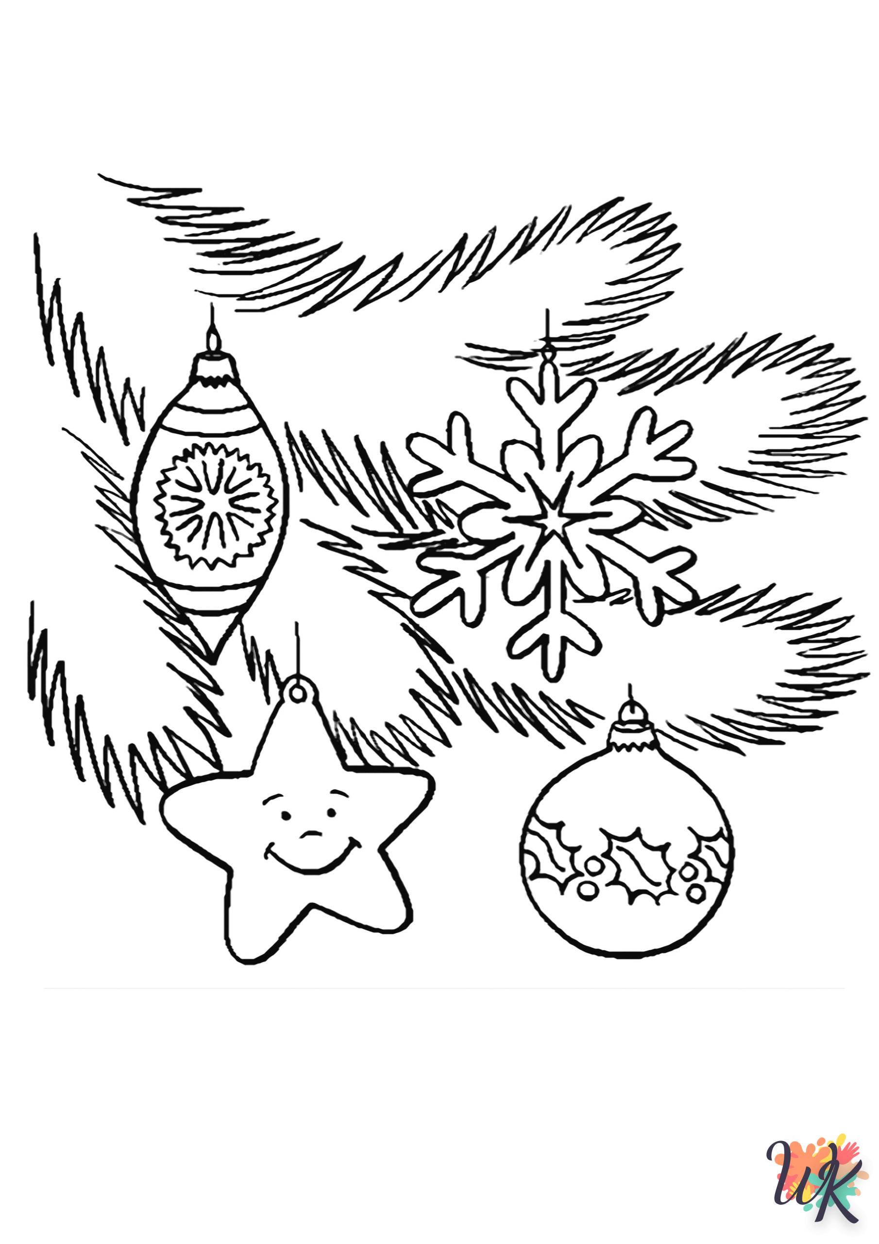 coloriage Sapin de Noël  pour enfant à imprimer