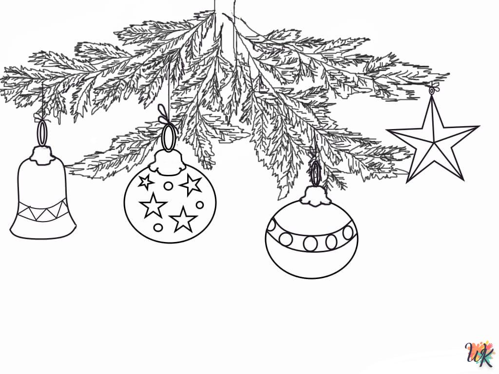 coloriage Sapin de Noël  de pour enfants