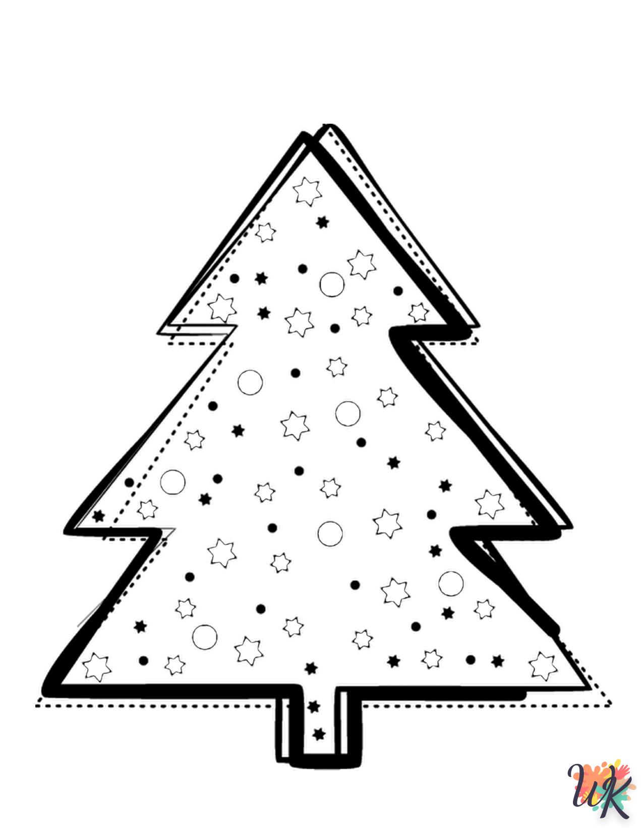 coloriage Sapin de Noël  a colorier en ligne