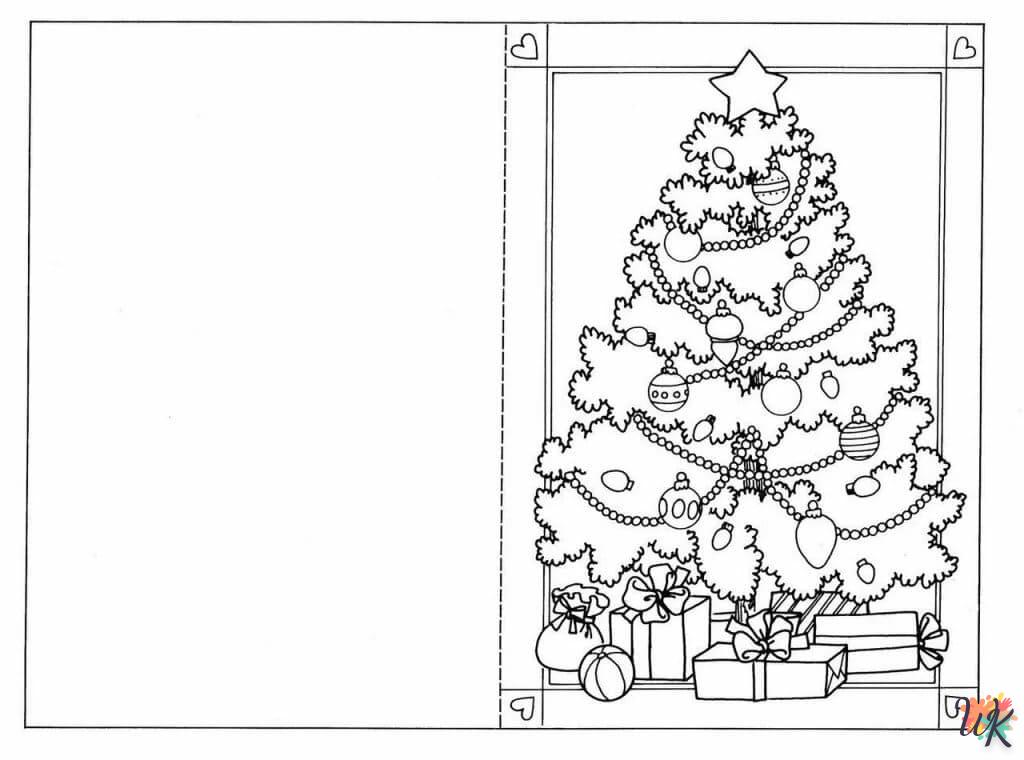 coloriage Sapin de Noël  a imprimer