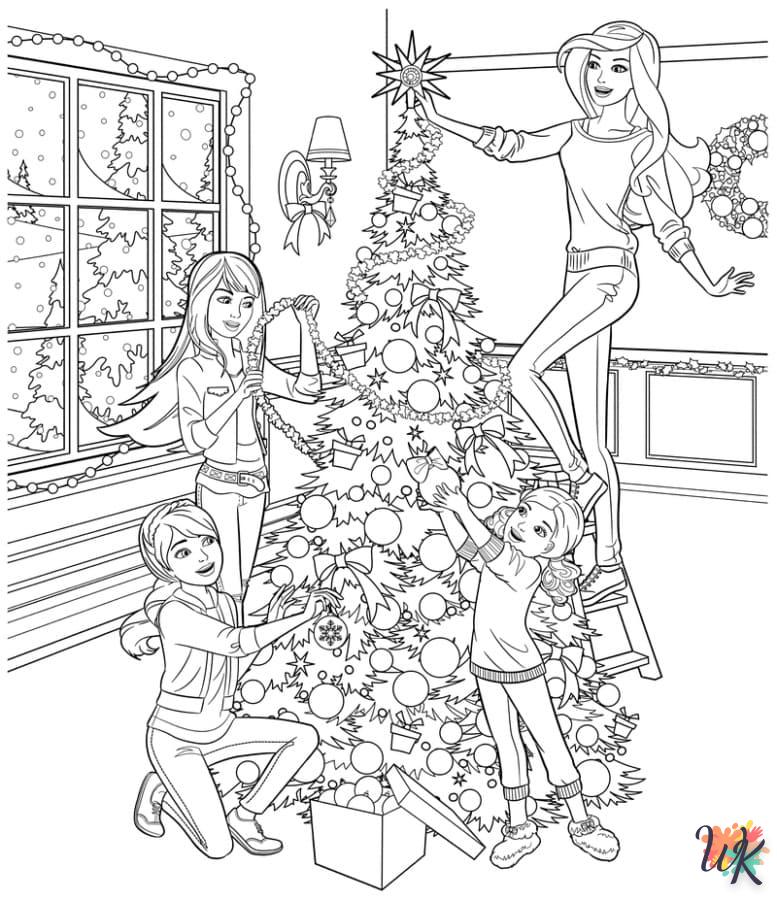 coloriage Sapin de Noël  enfant 3 ans a imprimer