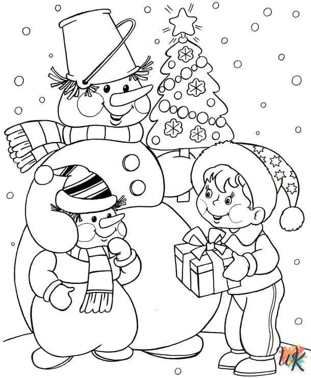 coloriage Sapin de Noël  à imprimer gratuitement pdf 1