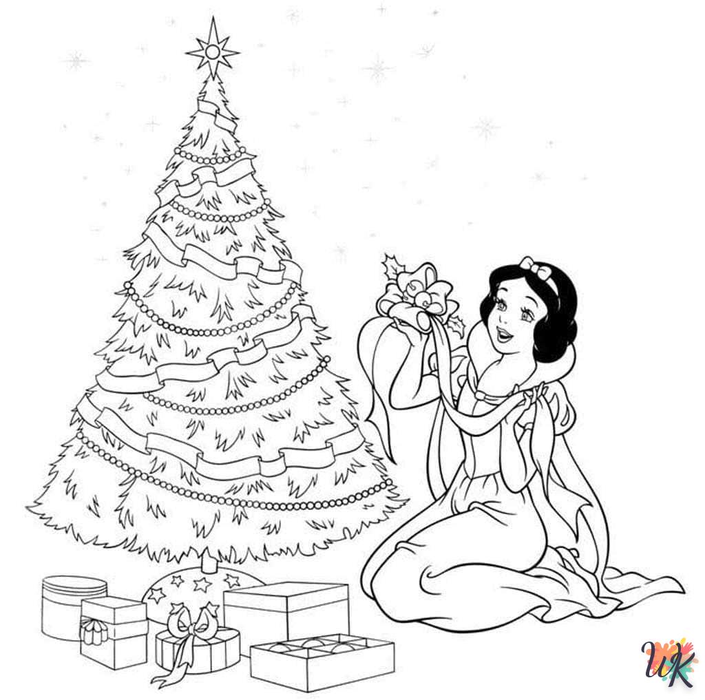 coloriage Sapin de Noël  7 ans en ligne gratuit à imprimer