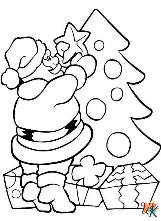 coloriage Sapin de Noël  magique à faire en ligne