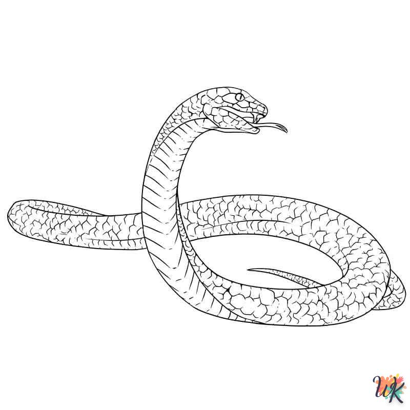 Coloriage Serpent 11
