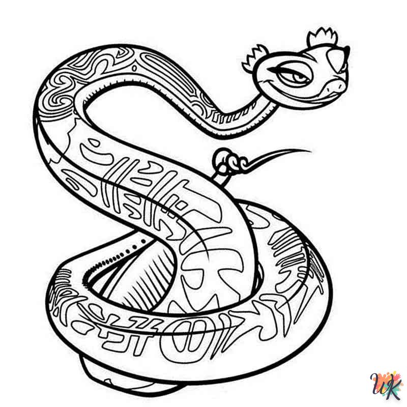 Coloriage Serpent 13