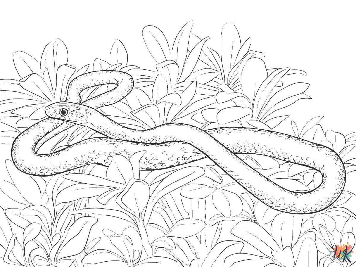 Coloriage Serpent 18