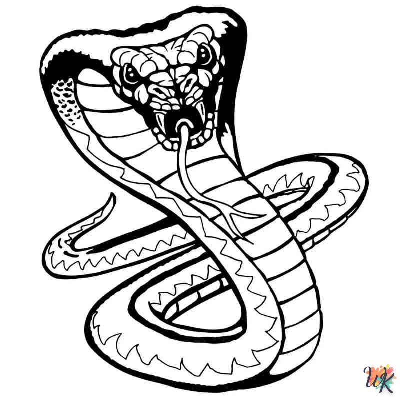 Coloriage Serpent 22