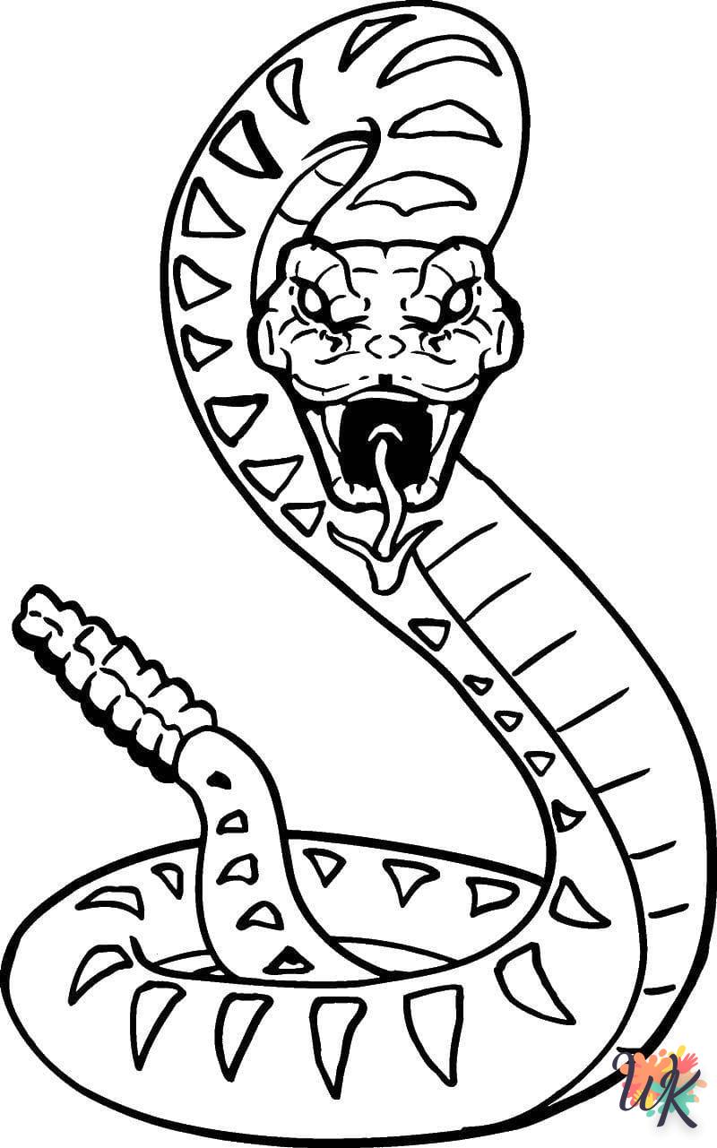 Coloriage Serpent 23