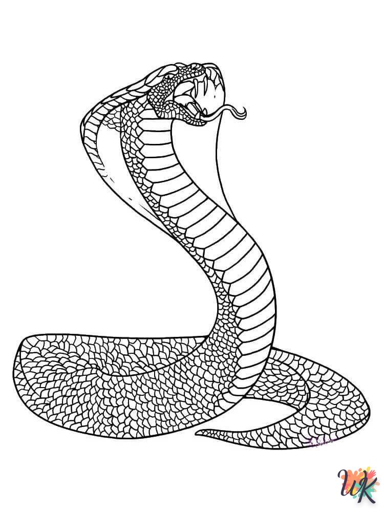 Coloriage Serpent 24