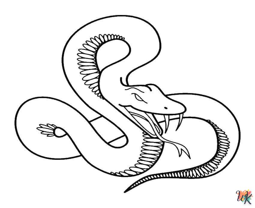 Coloriage Serpent 27