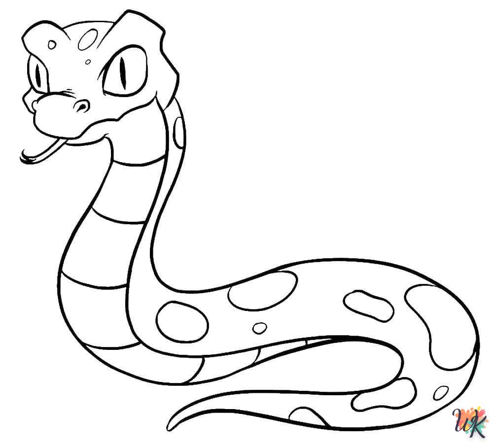 Coloriage Serpent 28