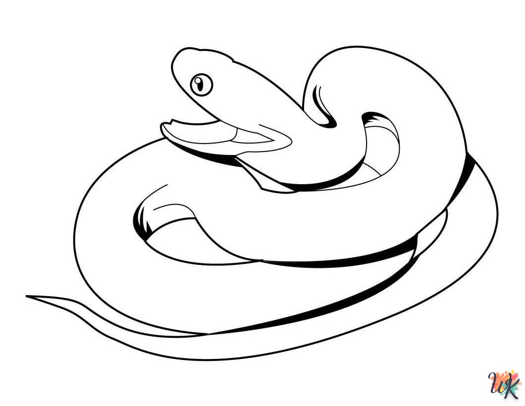 Coloriage Serpent 30