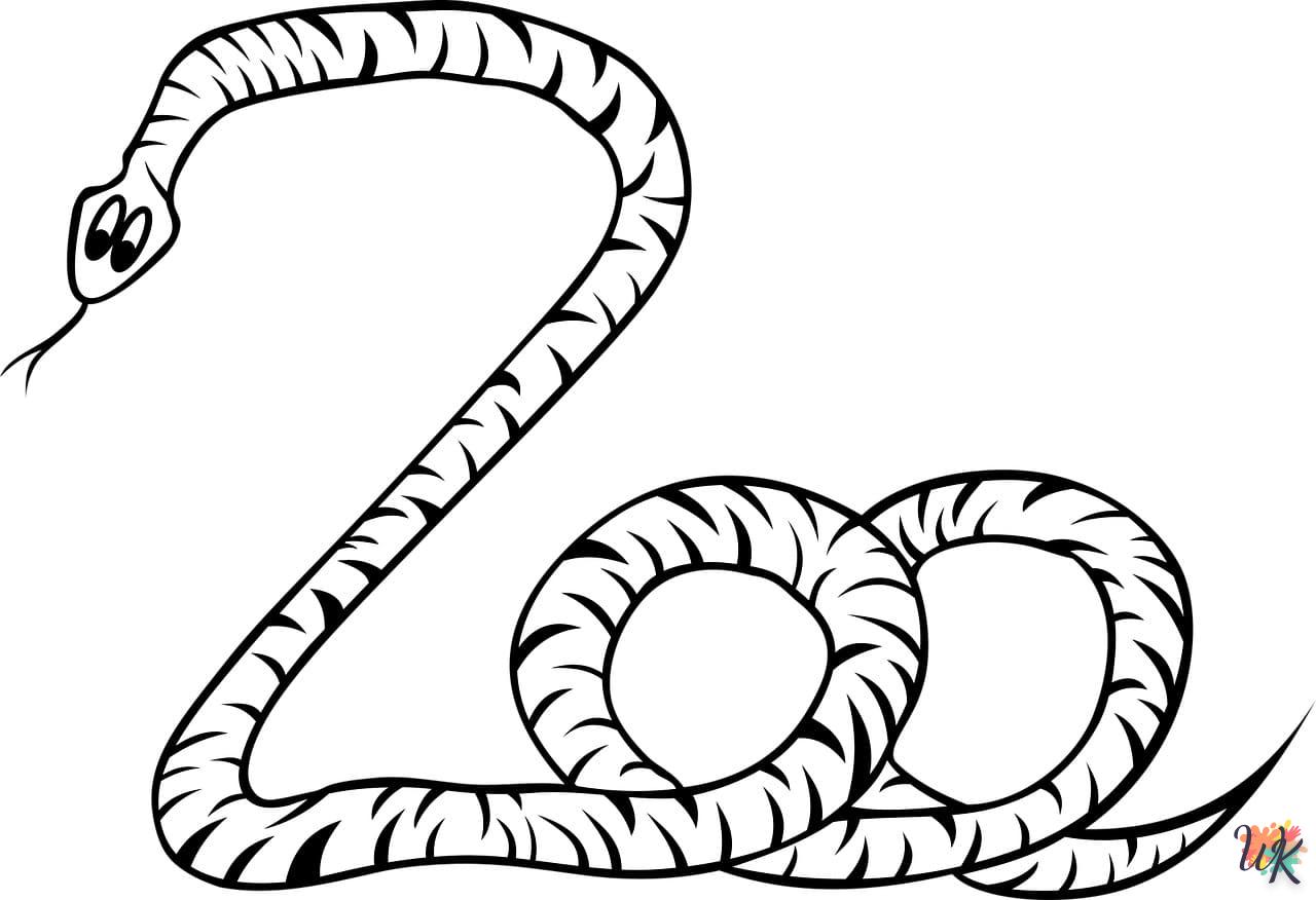 Coloriage Serpent 31