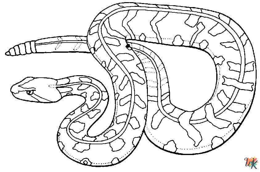 Coloriage Serpent 32
