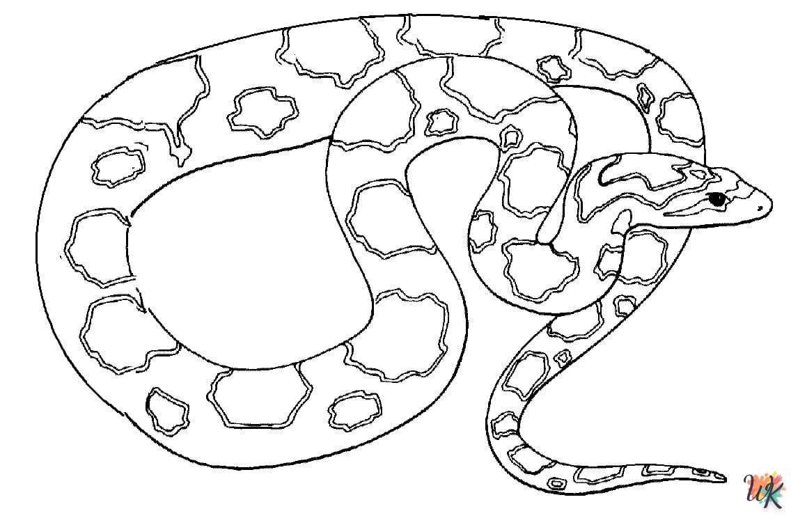 Coloriage Serpent 33