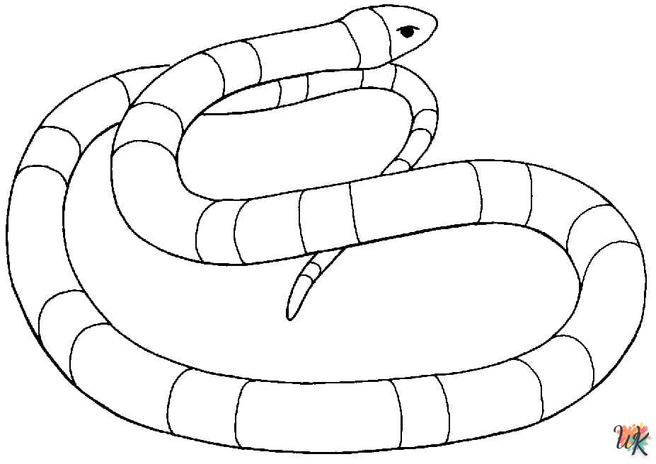 Coloriage Serpent 34