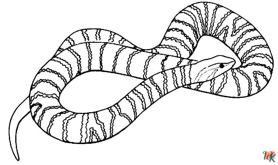 Coloriage Serpent 35