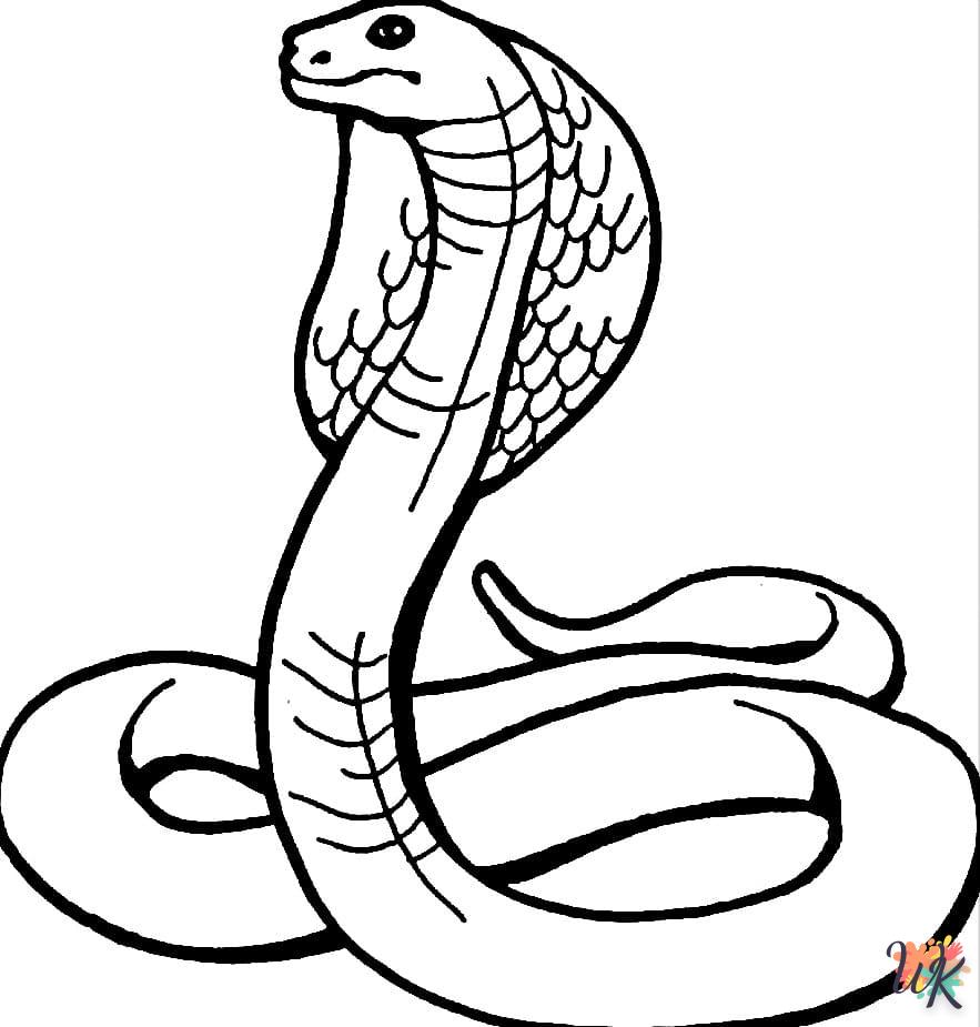 Coloriage Serpent 36