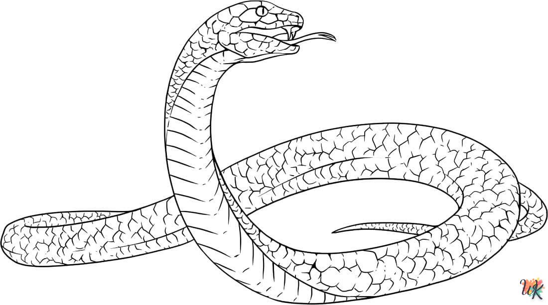 Coloriage Serpent 41