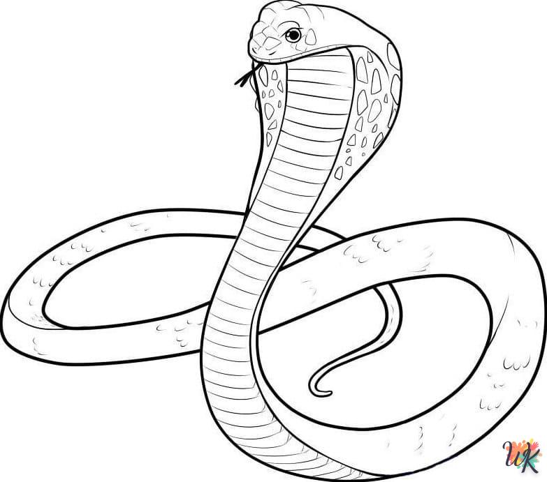 Coloriage Serpent 45