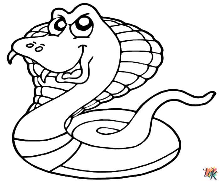 Coloriage Serpent 47