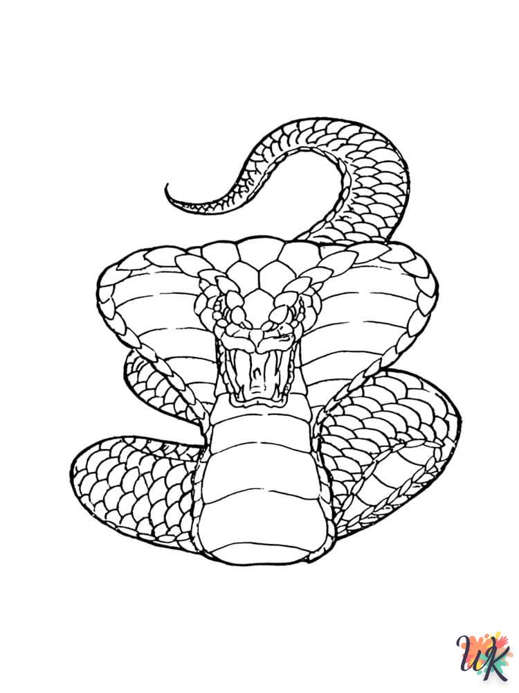 Coloriage Serpent 51