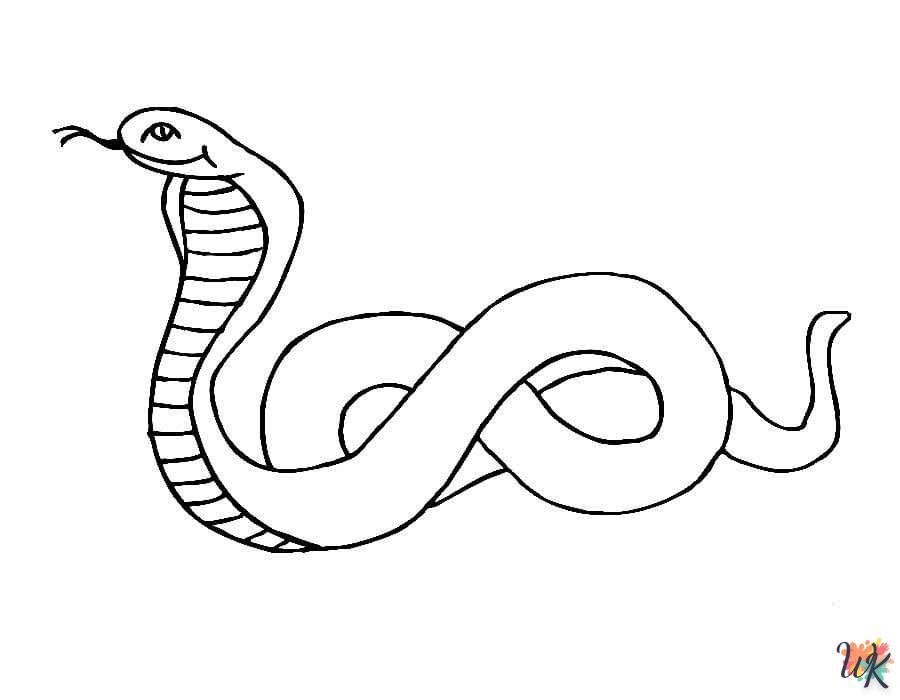 Coloriage Serpent 52