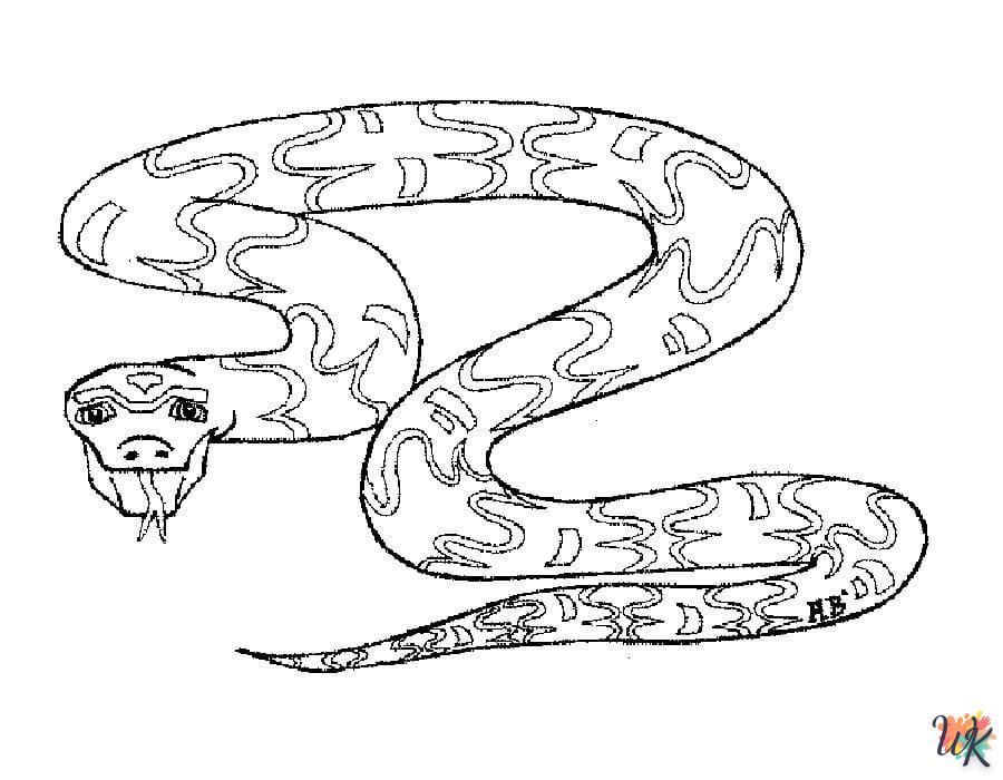 Coloriage Serpent 53