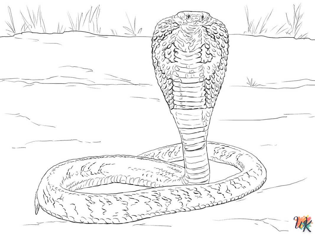 Coloriage Serpent 55
