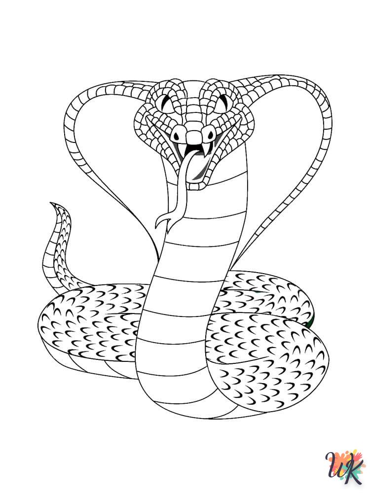Coloriage Serpent 65