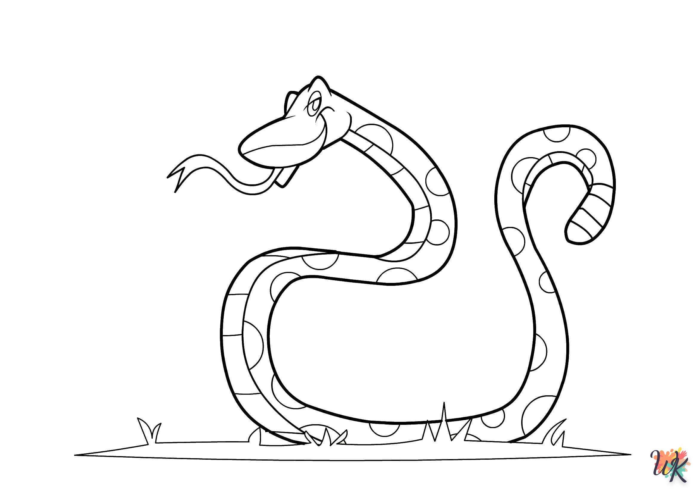 Coloriage Serpent 68