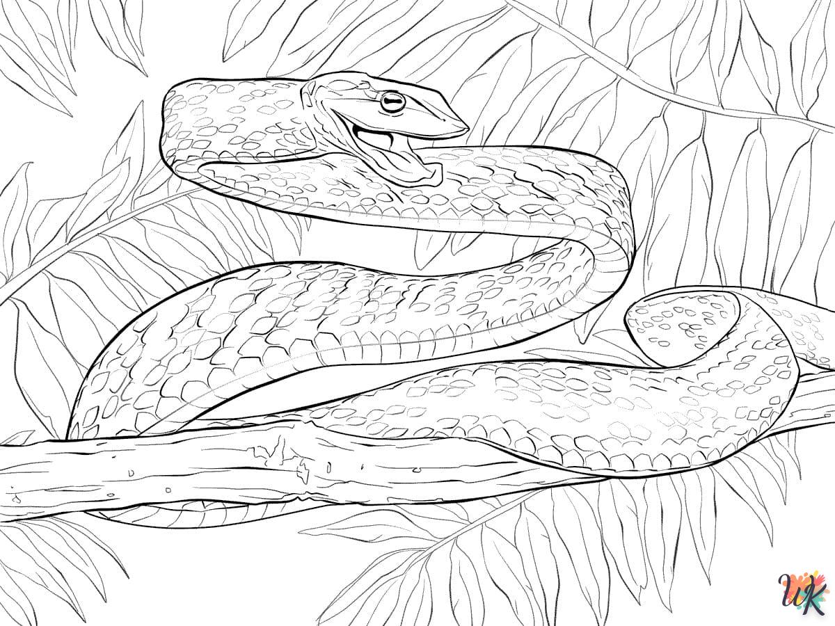 Coloriage Serpent 73