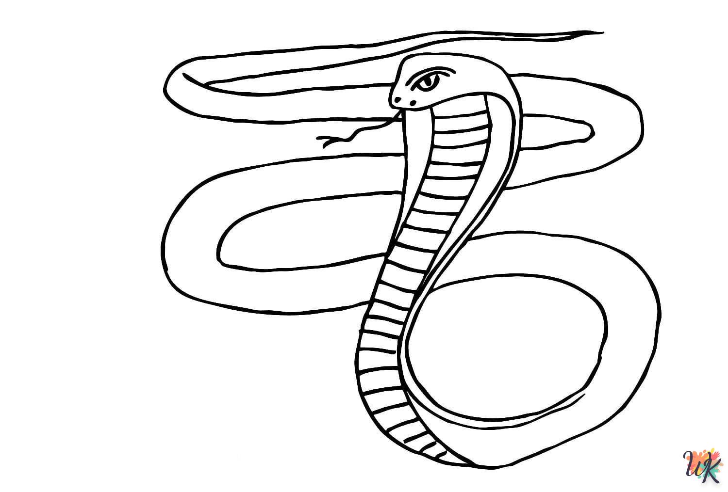 Coloriage Serpent 75
