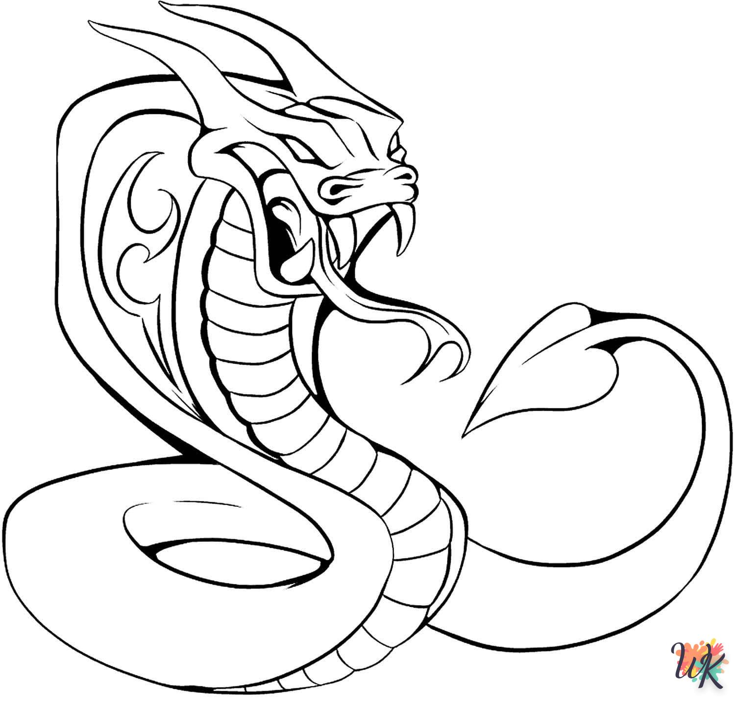 Coloriage Serpent 77