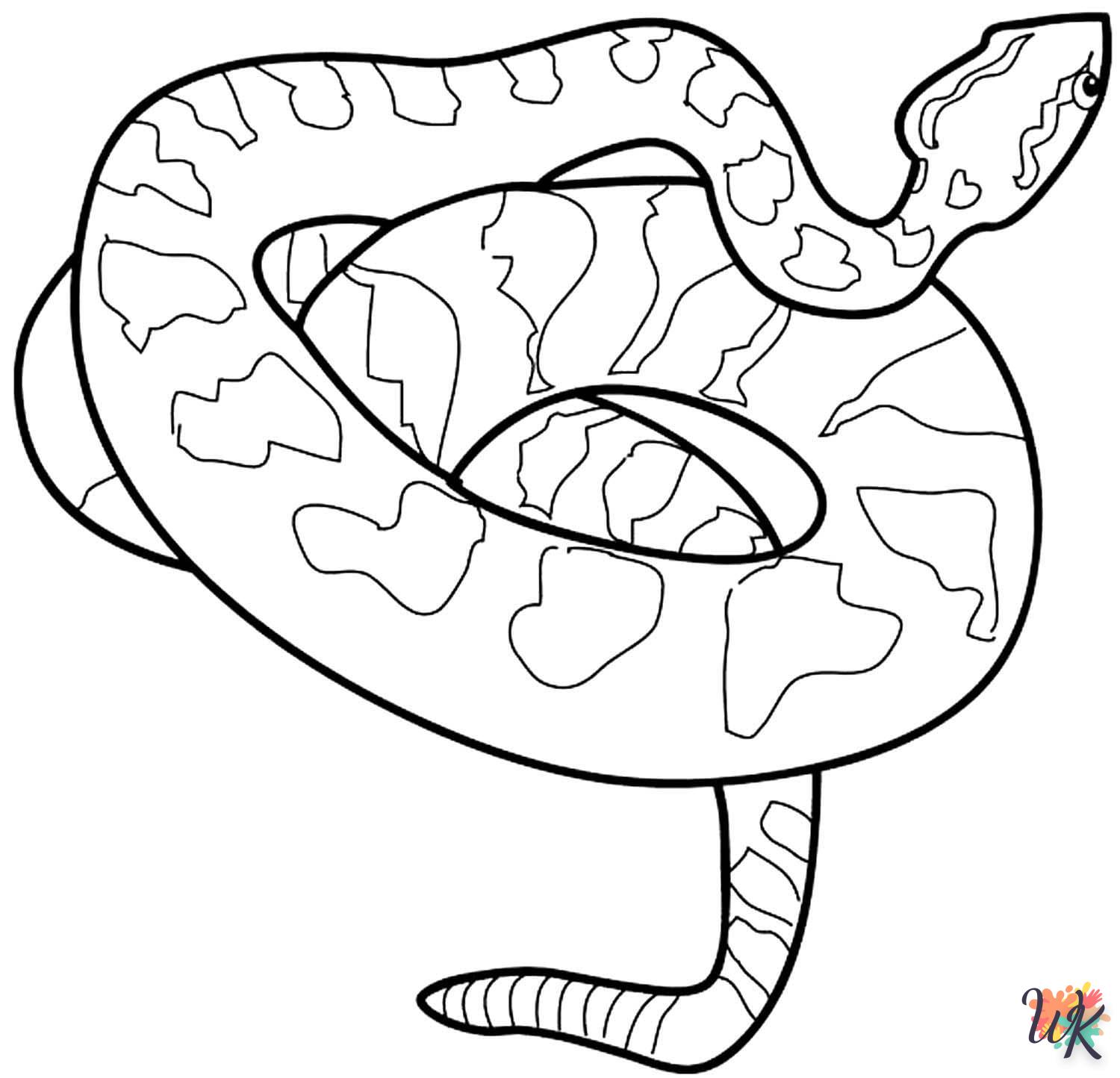 Coloriage Serpent 78