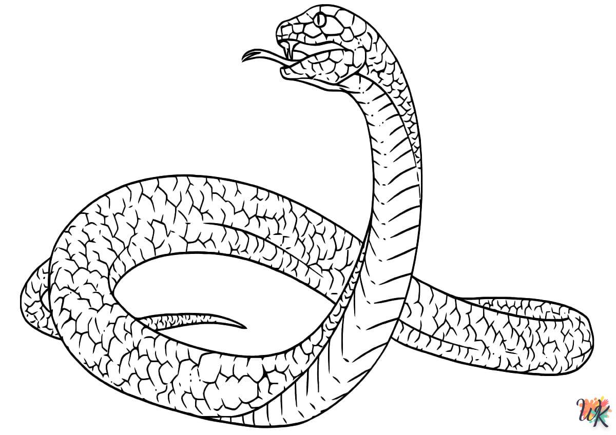 Coloriage Serpent 81