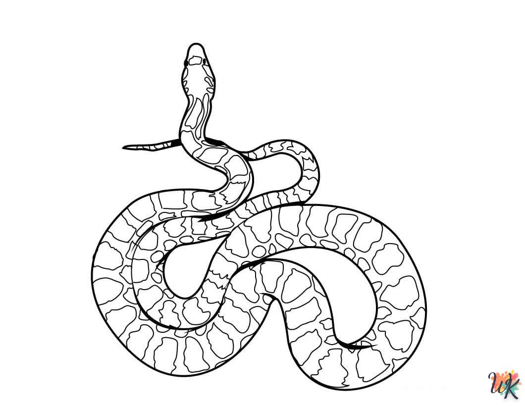 Coloriage Serpent 83