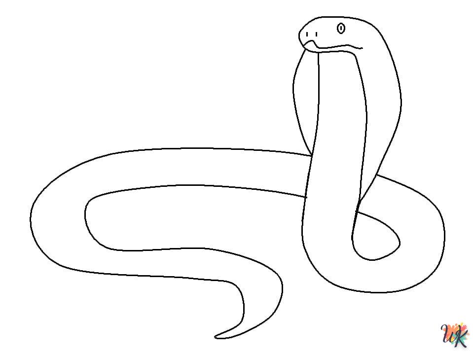 Coloriage Serpent 84