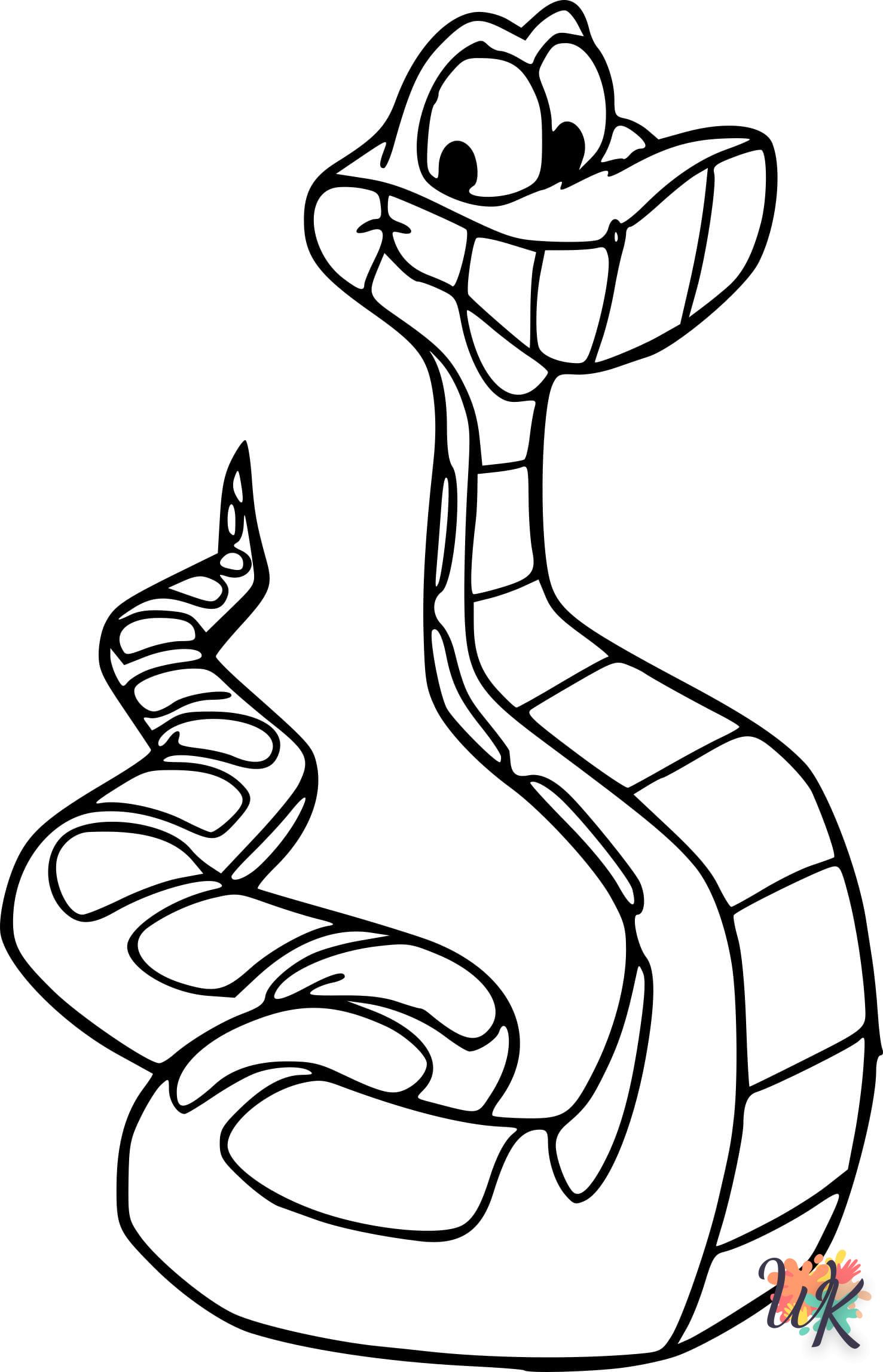 Coloriage Serpent 85