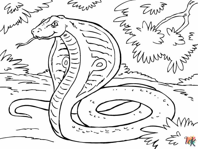 Coloriage Serpent 86