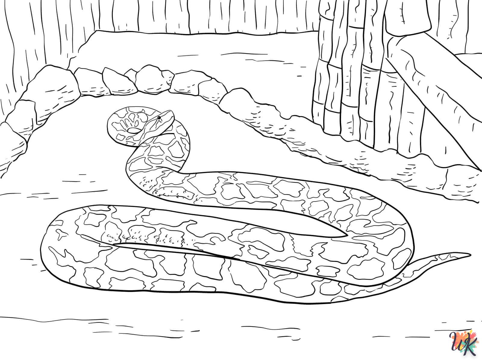 Coloriage Serpent 87